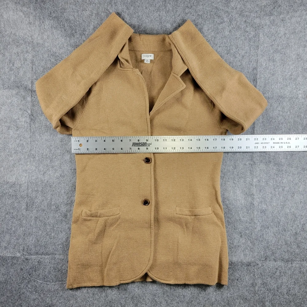 J.Crew Tan Cardigan Blazer Women Size Medium
